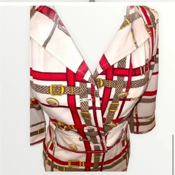 VINTAGE WOMANS DRESS "BELTS
BUCKLES AND BITS" PATTERN VERY
FLATTERING AND CLASSY - Picture 9 of 14